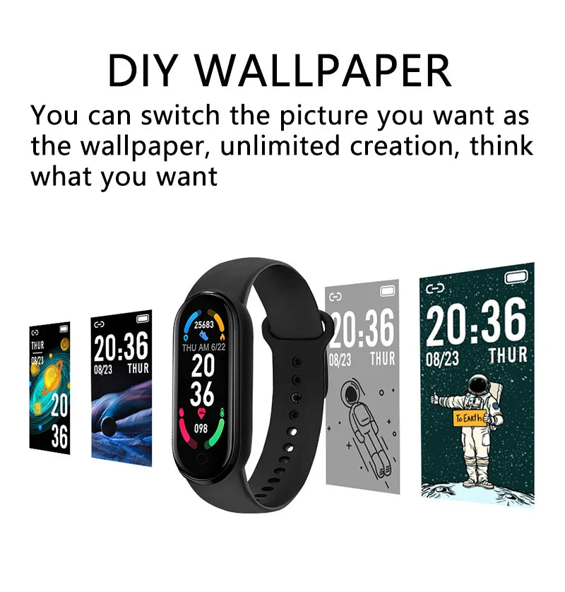 Smartwatch Fitness NNEOBA – Braccialetto Intelligente – Nero